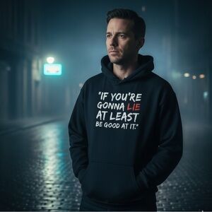 Homicide Hunter Rare Discovery Store Lt. Joe Kenda Hoodie XXL Navy Full Graphic